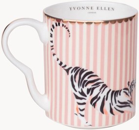 Caneca em porcelana fine bone china Tiger