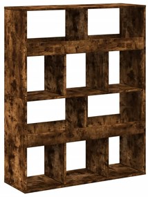 Estante 100x33x125,5 cm derivados de madeira carvalho fumado
