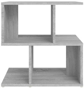 Mesa cabeceira 50x30x51,5 cm derivados madeira cinzento sonoma