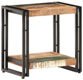 Mesa de apoio 40x30x40 cm madeira recuperada maciça