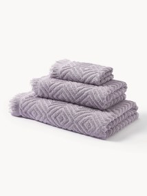 Conjunto de toalhas com relevo Jacqui, vários tamanhos