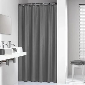 Cortina de duche Madeira 180 cm cinzento