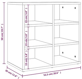 Sapateira 2 pcs 52,5x30x50 cm branco