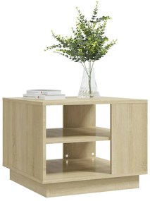 Mesa de centro 55x55x43 cm derivados de madeira carvalho sonoma
