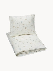Conjunto de roupa de cama de bebé em cetim de algodão Dreamland, 70 x 100 cm + 1 almofada 40 x 45 cm