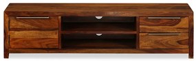 Móvel de TV madeira acácia sólida 120x30x30 cm