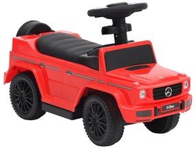 Carro infantil de empurrar Mercedes-Benz G63 vermelho
