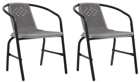vidaXL 7 pcs conjunto de jantar p/ jardim com almofadões vime PE bege