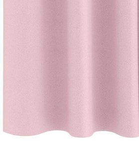Cortinas com cortinas 2 pcs Rosa Bebê 245 x 140 cm Poliéster