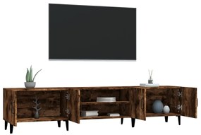 Móvel de TV 180x31,5x40 cm derivados de madeira carvalho fumado