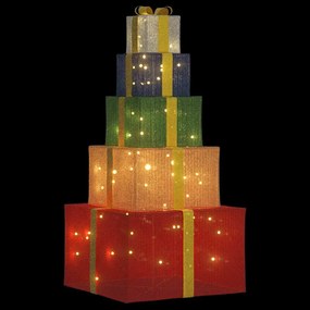 Decoração de Natal caixa de presente 250 LED branco quente