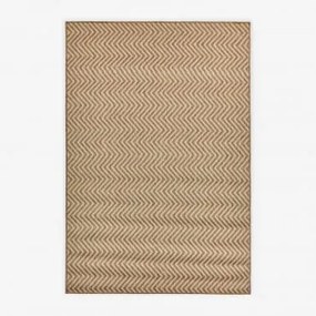 Alfombra Retangular De Exterior Em Polipropileno Damara Cores Naturais & 200 X 300 Cm - Sklum