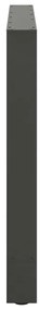 Pés para mesa de jantar antracite 2 peças 90x(72-73) cm aço