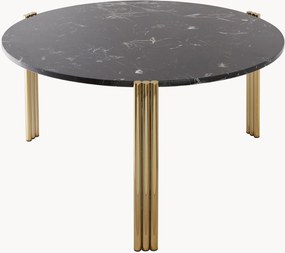Mesa de centro redonda com tampo em mármore Tribus