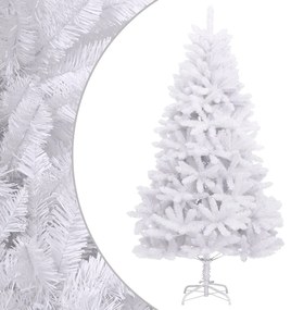 vidaXL Árvore de Natal artificial articulada com suporte 300 cm branco