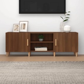 vidaXL Móvel p/ TV 150x30x50cm derivados madeira cor carvalho castanho