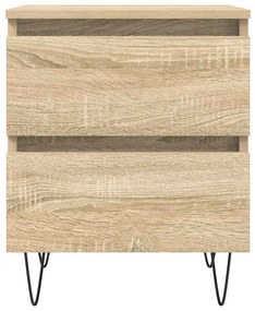 Mesa de cabeceira 40x35x50 cm derivados madeira carvalho sonoma