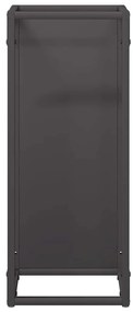 Suporte para lenha 25x25x60 cm aço laminado a frio preto