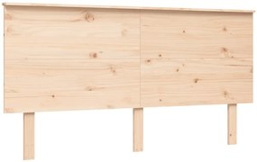 Cama sem colchão 160x200 cm madeira de pinho maciça