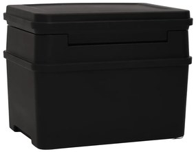 Cofre 44x37x34 cm preto