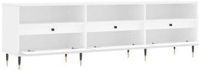 Móvel de TV 150x30x44,5 cm derivados de madeira branco