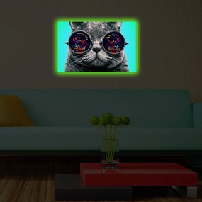 Quadro Decorativo com Luzes LED 4570DACT-61 – Multicolor – 45 x 70 cm