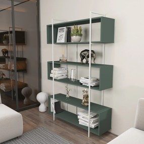 Estante Bruti – Verde e Branco – 120x180x29,6 cm