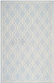 Tapete de lã artesanal de pelo curto Elle