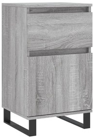 Aparadores 2 pcs 40x35x70 cm derivados madeira cinzento sonoma