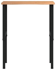 Bancada 80x60x(71,5-98) cm carvalho castanho-claro