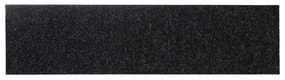 Tapetes de escada adesivos 30 pcs 76x20 cm retangular preto