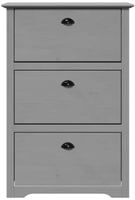 Sapateira BODO 80x35x118 cm cinzento