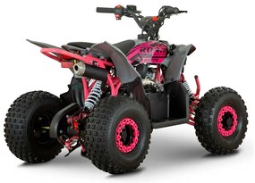 MINI MOTO 4 GASOLINA PARA CRIANÇAS  velocidade até 50Km/h C/Limitador 110cc Roan Ratte R6 Automática Rosa