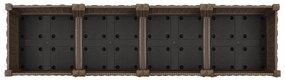 Canteiro elevado 160x40x23 cm polipropileno