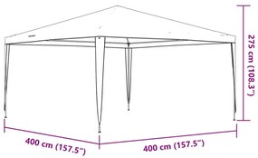 Tenda para festas 4x4 m branco