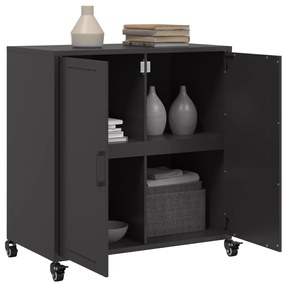 Aparador 68x39x72 cm aço preto