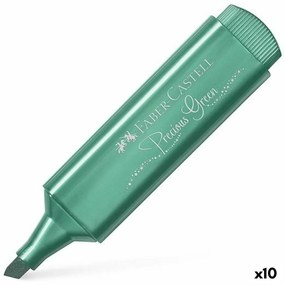 Marcador Fluorescente Faber-castell Textliner 46 Verde 10 Unidades