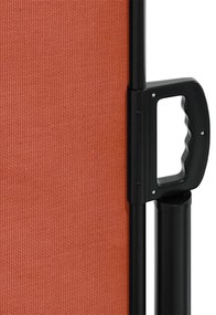 Toldo lateral retrátil 160x600 cm terracota