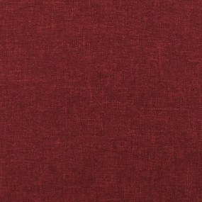 Poltrona Kai de Descanso com Apoio de Pés em Tecido - Vermelho Tinto -