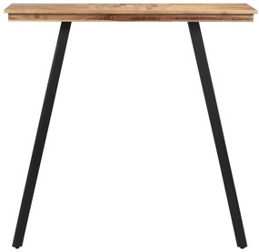 Mesa de bar 110x55x105 cm madeira de teca maciça