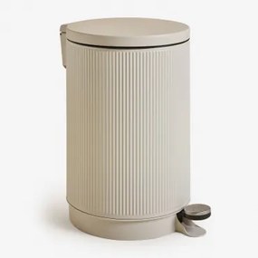 Cubo De Lixo Com Tampa E Pedal Midler Gardénia Branco & 20 L - Sklum
