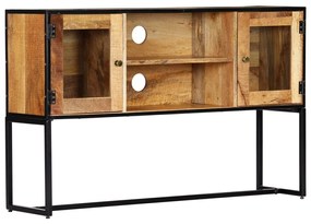Móvel de TV 120x30x75 cm madeira recuperada maciça