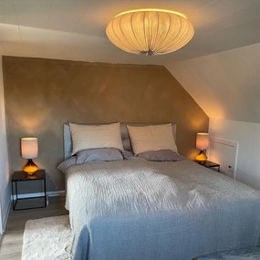 Candeeiro de teto design cinzento 60 cm 5 luzes - Plu