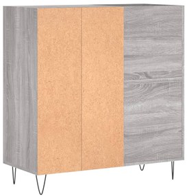 Armário p/ discos 84,5x38x89 cm derivados madeira cinza sonoma
