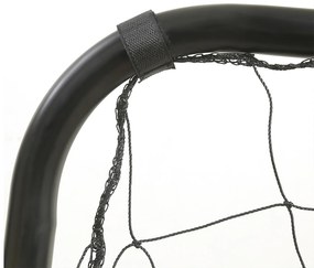 Baliza de futebol para crianças 215 x 76 x150 cm preta