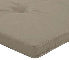 Almofadões cadeira adirondack 2pcs tecido oxf cinza-acastanhado
