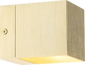 Candeeiro de parede moderno dourado - Transfer
