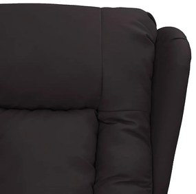 Poltrona de massagens elétrica couro artificial preto