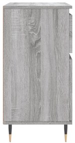 Aparador 60x35x70 cm derivados de madeira cinzento sonoma