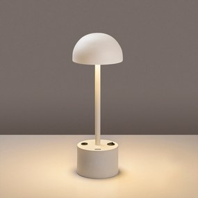 Candeeiro de Mesa Sept – Branco – Diâmetro 10 cm Altura 29 cm